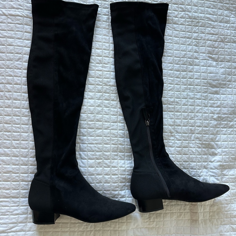 Zara Elegant Black Women's Knee-High Boots